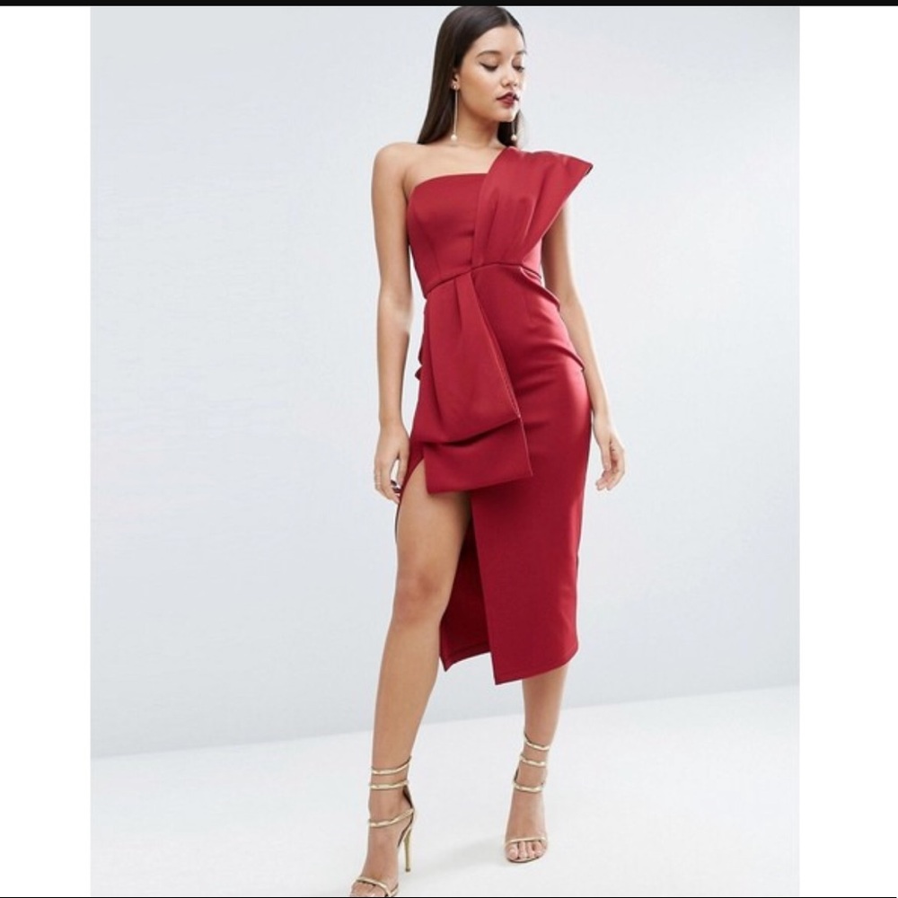 Red Midi Dress